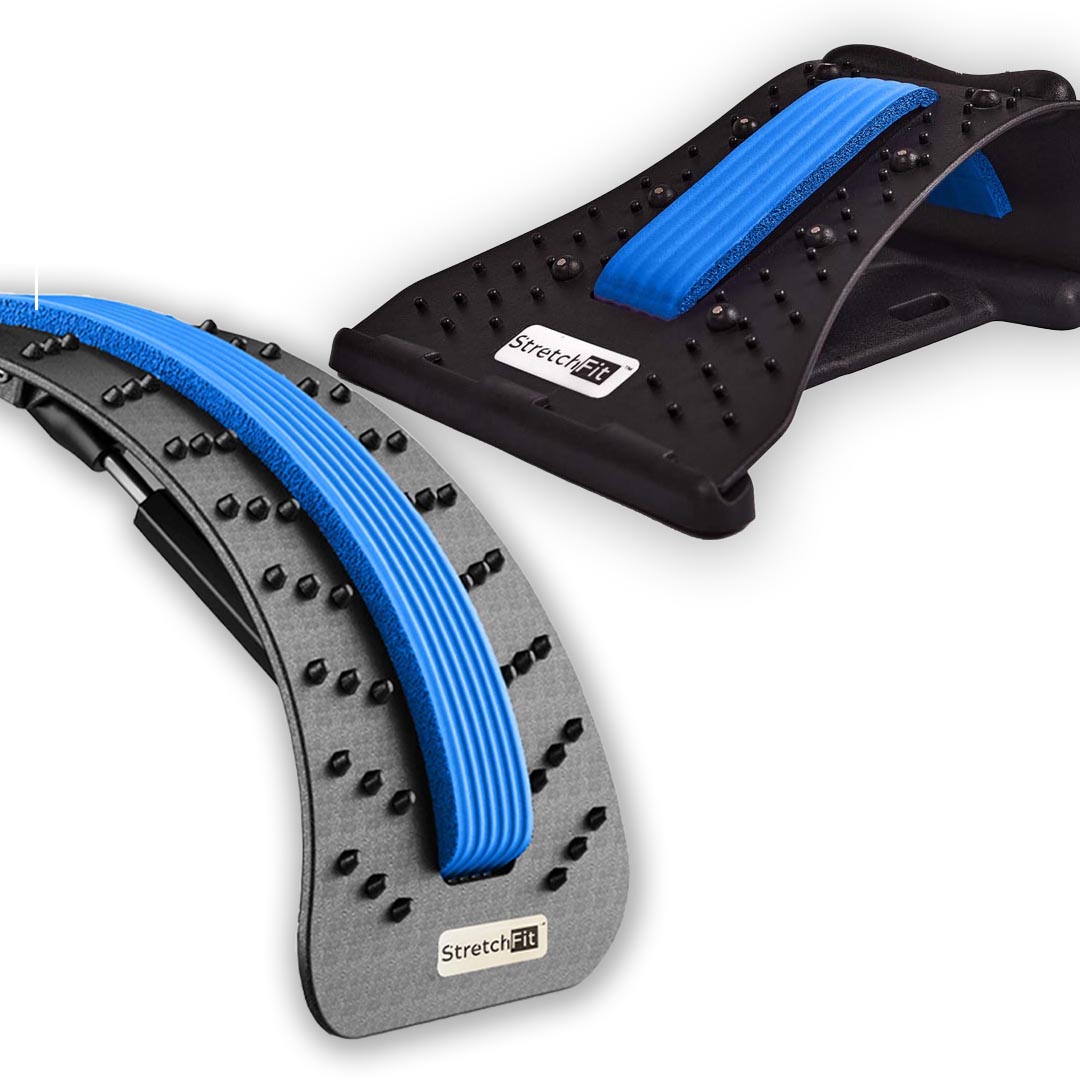 kék Hátnyújtó Pad BackFlex PRO és kék Nyakfeszítő NeckFlex