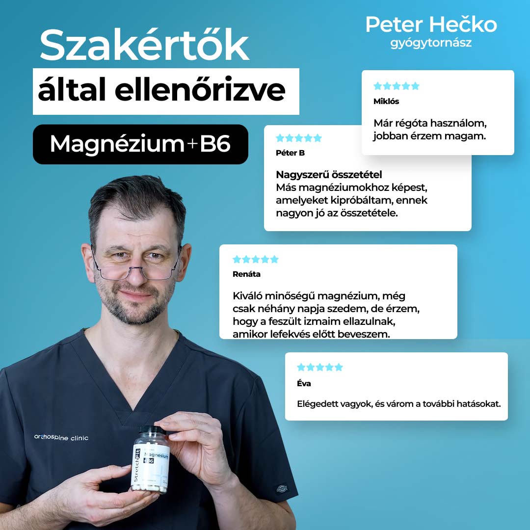 Kelátos Magnézium + B6 - StretchFit™ 120 kapszula