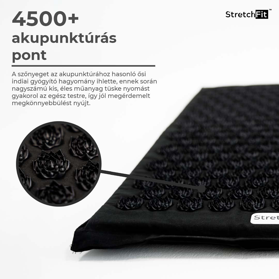 Akupresszúrás szőnyeg AcuMat akupunktúrás pontok