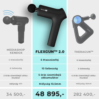 Masszázspisztoly - FlexGun™ 2.0